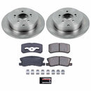 PowerStop OE Stock Replacement Low-Dust Ceramic Brake Pad and Rotor Kit
