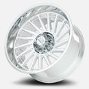 24x12 Hardrock H905 Polished 8x180 ET-51 Right Side wheel/rim