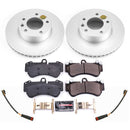 PowerStop Genuine Geomet Coated Rotor and Carbon-Fiber Ceramic Brake Pad Kit