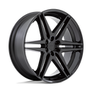 26X10 DUB 1PC S268 Dirty Dog All Glossy Black 6X139.7 6X5.5 ET25 Wheel Rim
