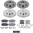 PowerStop OE Stock Replacement Low-Dust Ceramic Brake Pad and Rotor Kit