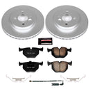 PowerStop Genuine Geomet Coated Rotor and Carbon-Fiber Ceramic Brake Pad Kit