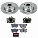 PowerStop OE Stock Replacement Low-Dust Ceramic Brake Pad, Rotor and Caliper Kit