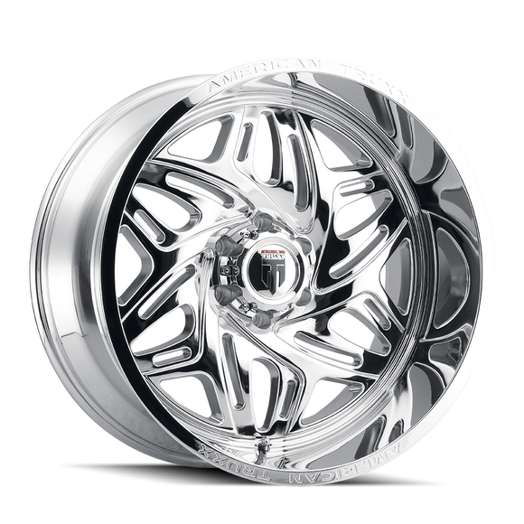 22x12 American Truxx AT1914 Euphoria Chrome 5x127 5x5 ET-44 Wheel Rim