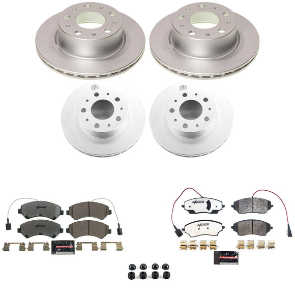 Z36 Truck & Tow Premium Carbon-Fiber Ceramic Brake Pad and Fully Coated Rotor Ki