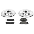 PowerStop Z23 Daily Driver Carbon-Fiber Ceramic Brake Pad and Drilled & Slotted