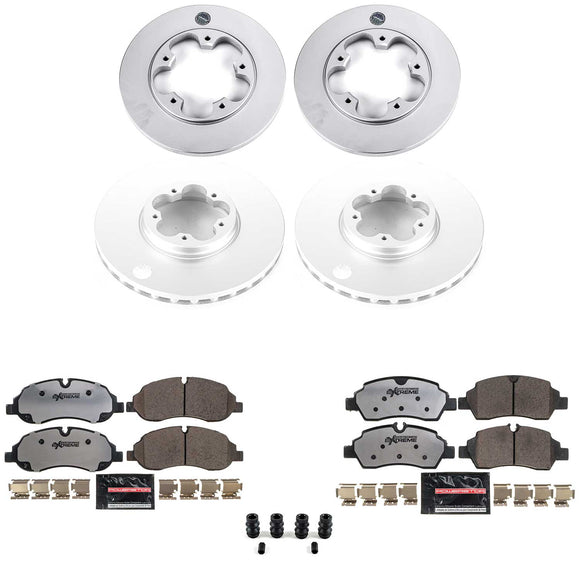 Z36 Truck & Tow Premium Carbon-Fiber Ceramic Brake Pad and Fully Coated Rotor Ki