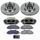 PowerStop OE Stock Replacement Low-Dust Ceramic Brake Pad, Rotor and Caliper Kit
