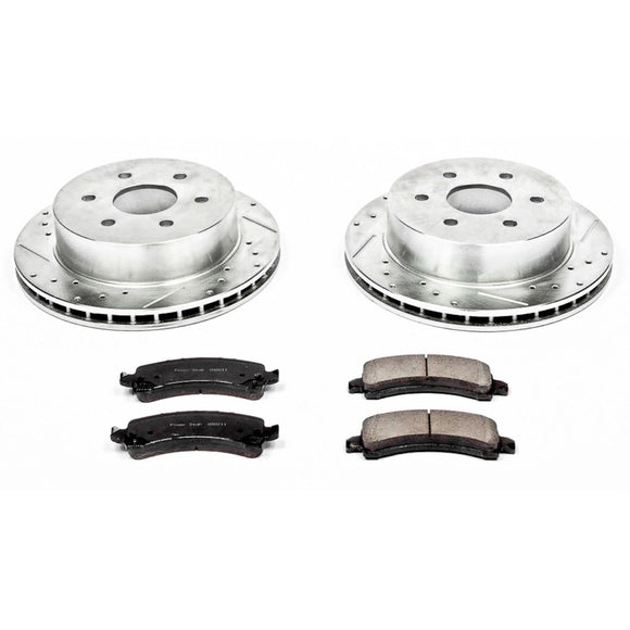 PowerStop Z23 Daily Driver Carbon-Fiber Ceramic Brake Pad and Drilled & Slotted