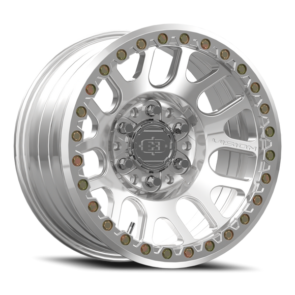 17X9 Vision 111 Nemesis Polished Wheel 6x139.7 6x5.5 ET-12 CB108