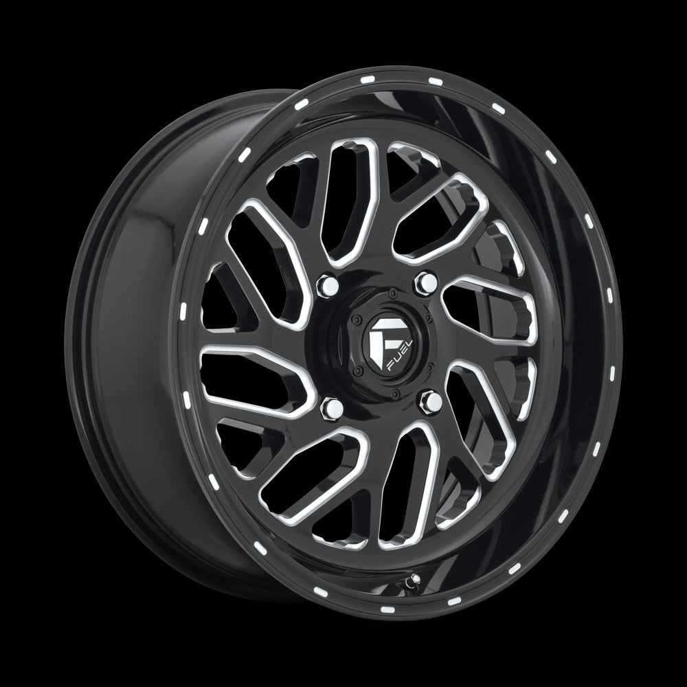 16X7 Fuel UTV D581 Triton Gloss Black Milled 4X156 ET13 wheel/rim - 0