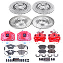 PowerStop Z23 Daily Driver Carbon-Fiber Ceramic Pads Drilled & Slotted Rotor & C