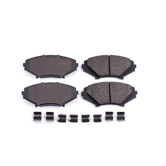PowerStop Z17 Evolution Ceramic Brake Pads With Hardware