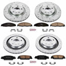 PowerStop Z23 Daily Driver Carbon-Fiber Ceramic Brake Pad and Drilled & Slotted