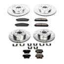 PowerStop Z23 Daily Driver Carbon-Fiber Ceramic Brake Pad and Drilled & Slotted