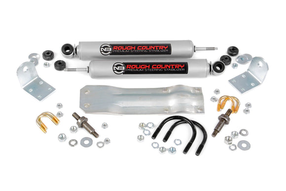 N3 Steering Stabilizer - Dual - 2-8 Inch Lift - Dodge 1500 (94-99)