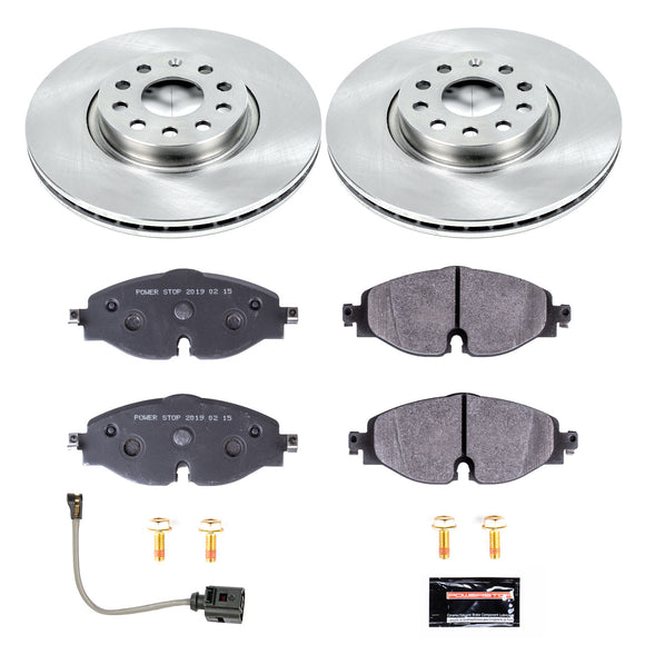 PowerStop Track Day Spec High-Performance Brake Pad and Rotor Kit