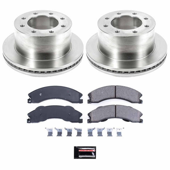 PowerStop OE Stock Replacement Low-Dust Ceramic Brake Pad and Rotor Kit
