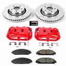 PowerStop Z23 Daily Driver Carbon-Fiber Ceramic Pads Drilled & Slotted Rotor & C