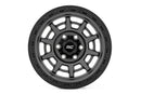 Rough Country 85 Series Gunmetal Gray Black 17x9 8x170 ET-12 Wheel Rim
