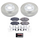PowerStop OE Stock Replacement Low-Dust Ceramic Brake Pad and Rotor Kit
