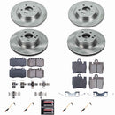 PowerStop OE Stock Replacement Low-Dust Ceramic Brake Pad and Rotor Kit