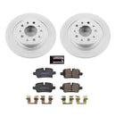 PowerStop Genuine Geomet Coated Rotor and Low-Dust Ceramic Brake Pad Kit