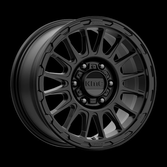 16X8 KMC KM542 Impact Satin Black 6X139.7 ET0 wheel/rim