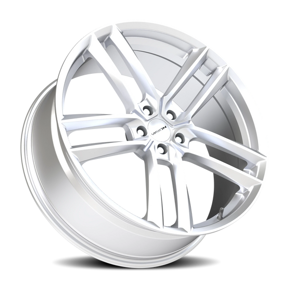 22x9 Vision 475 Clutch Hyper Silver Wheel 5x114.3 ET38 CB73.1