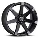 22x9.5 Vision 9042 Sultan Matte Black with Anthracite Spoke Ends 6x135 ET25 CB87