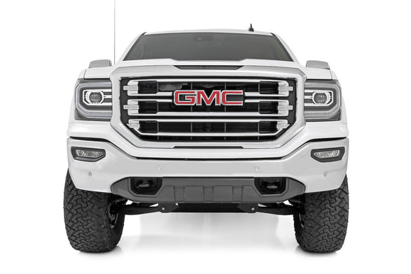 Rough Country 7" Bracket Lift Kit With M1 Struts M1 For Chevy GMC 1500 16-18