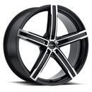 16x7 Vision 469 Boost Black Machined Face 5x114.3 5x4.5 ET38 Wheel Rim