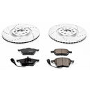 PowerStop Z23 Daily Driver Carbon-Fiber Ceramic Brake Pad and Drilled & Slotted