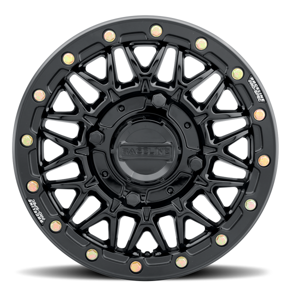 15x6 Raceline A15GB Omega Gloss Black 4x156 ET40 CB132.5 Wheel