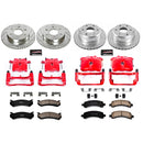 PowerStop Z23 Daily Driver Carbon-Fiber Ceramic Pads Drilled & Slotted Rotor & C