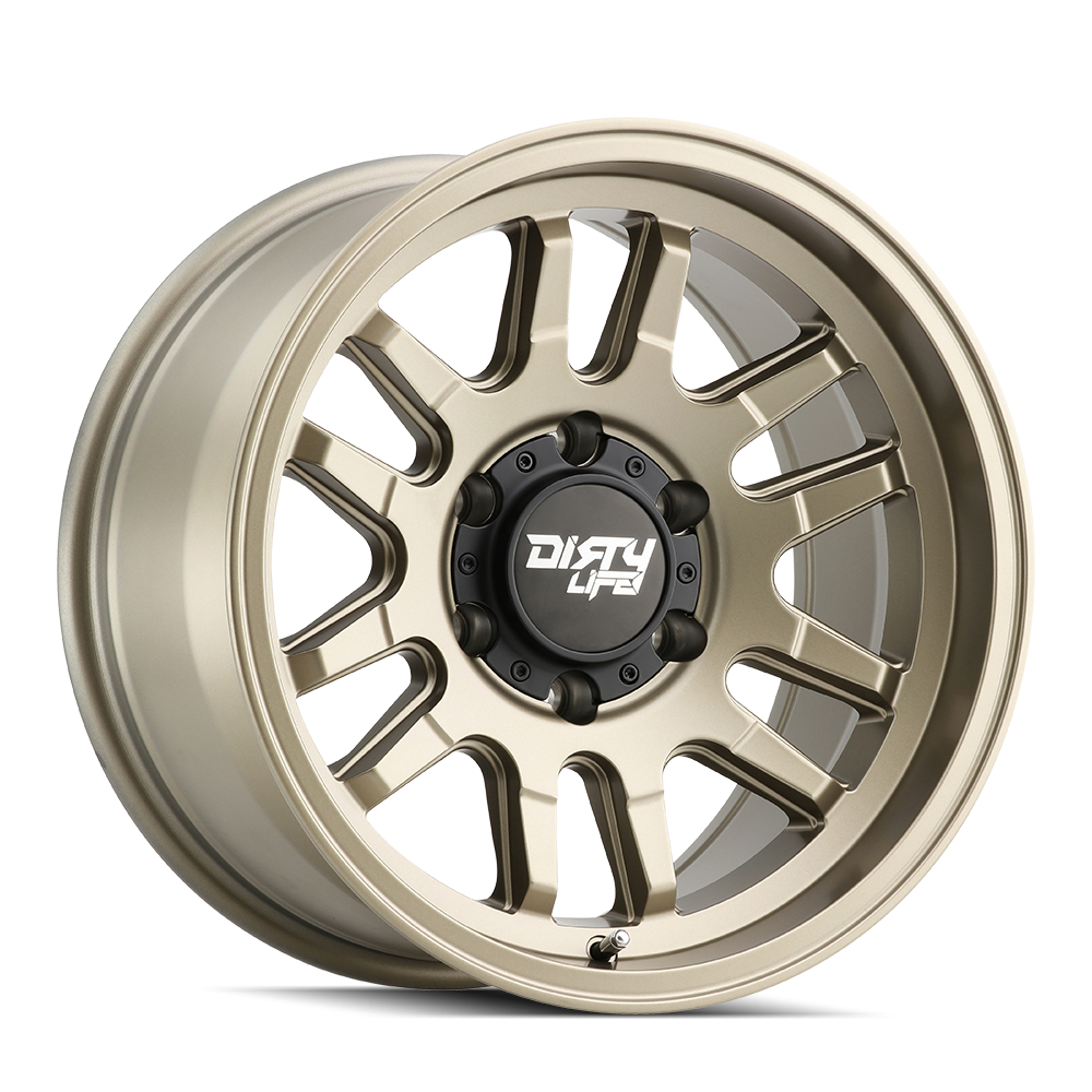 Dirry Rim 17x9 Dirty Life Canyon Satin Gold 6x135 ET0 CB87.1 Wheel Rim ...