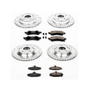 PowerStop Z23 Daily Driver Carbon-Fiber Ceramic Brake Pad and Drilled & Slotted