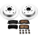 PowerStop Genuine Geomet Coated Rotor and Low-Dust Ceramic Brake Pad Kit