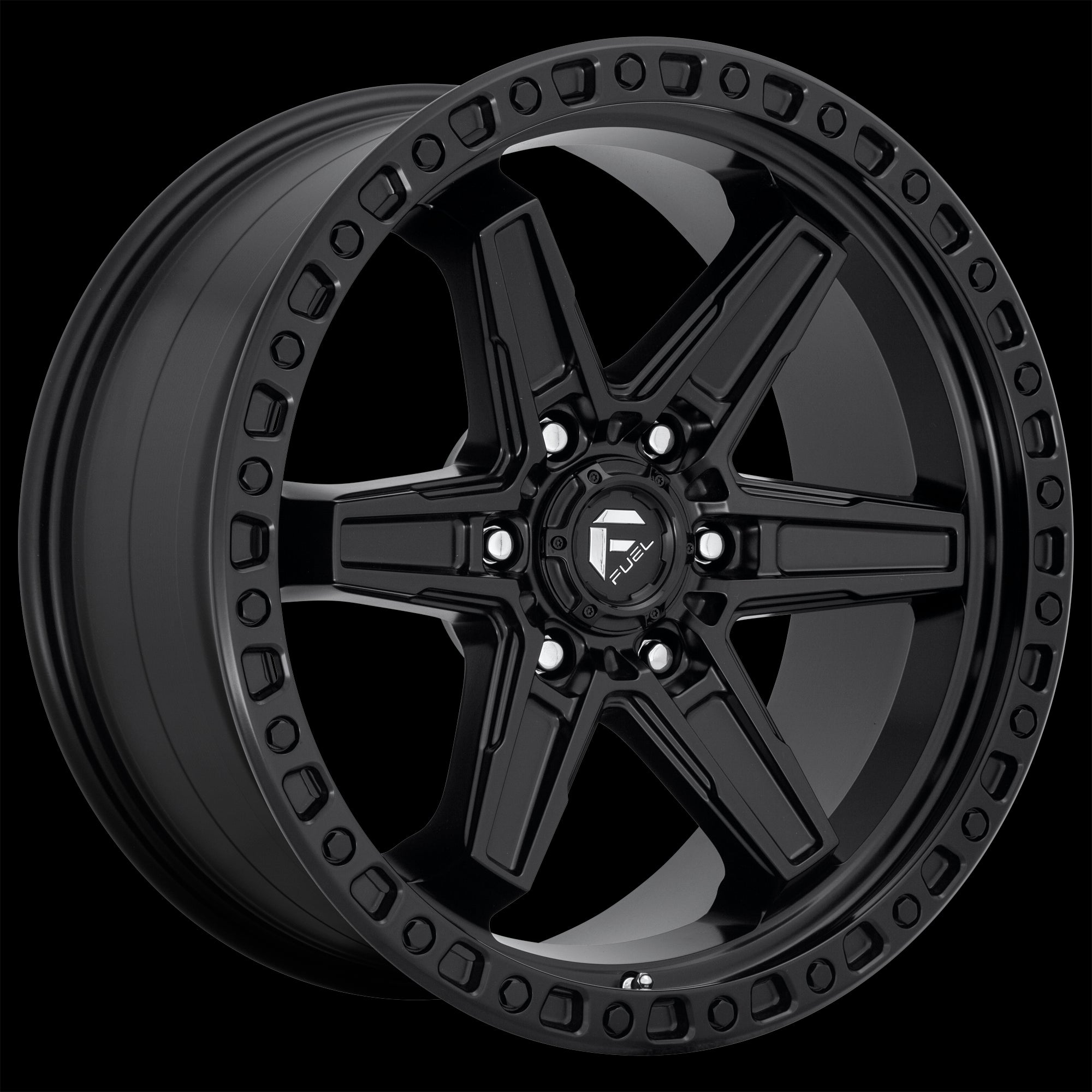 17X9 Fuel D697 KICKER Matte Black 5X127 ET1 wheel/rim