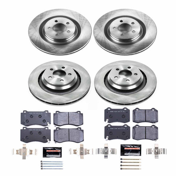 PowerStop Track Day High-Performance Brake Pad and Rotor Kit