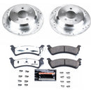 PowerStop Z36 Carbon-Fiber Ceramic Brake Pad with Drilled and Slotted Rotor Kit