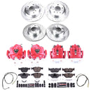 PowerStop Z23 Daily Driver Carbon-Fiber Ceramic Pads Drilled & Slotted Rotor & C