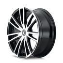18x8 Kraze Spectra Gloss Black Machined 5x110 ET40 CB72.62 Wheel Rim