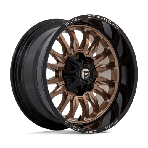20x10 Fuel Off-Road D797 Arc Platinum Bronze with Black Lip 6x135 ET-18 Wheel
