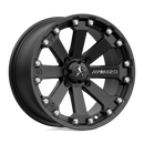 16X7 MSA OFFROAD Kore Black Wheel/Rim 4X156 ET0 4-156 16-7 M20-06756
