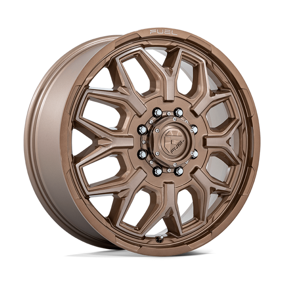 22x8.25 Fuel Off-Road D876 Flux Dually Platinum Bronze 8x210 ET104 CB154.3 Wheel