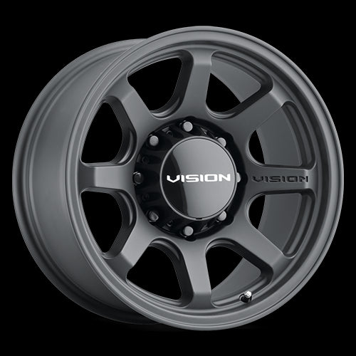 17x9 Vision 351 Flow Satin Black 8x170 ET0 Wheel Rim