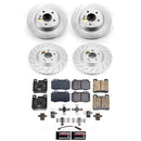 PowerStop Genuine Geomet Coated Rotor and Carbon-Fiber Ceramic Brake Pad Kit