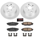 PowerStop Genuine Geomet Coated Rotor and Low-Dust Ceramic Brake Pad Kit