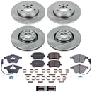 PowerStop OE Stock Replacement Low-Dust Ceramic Brake Pad and Rotor Kit